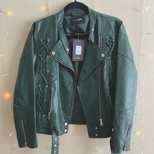Forest Green Motto Jacket